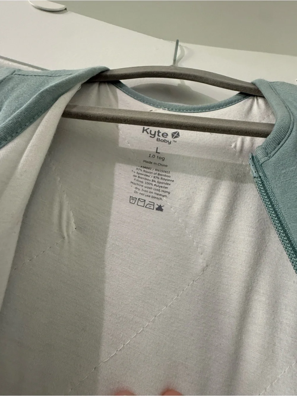 Kyte BABY Sage Green Long Sleeve Sleep Sack